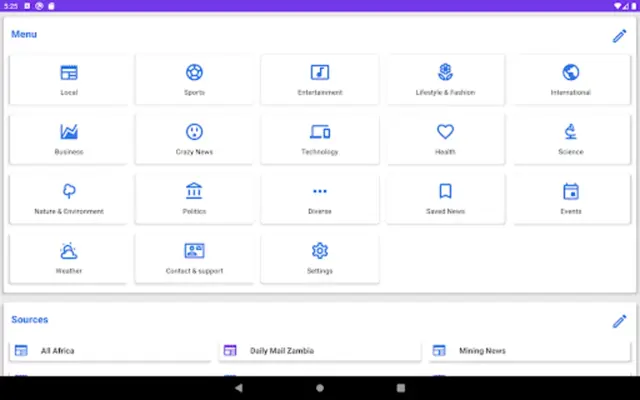Zambia Newspapers android App screenshot 1