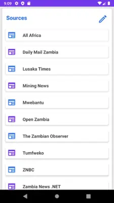 Zambia Newspapers android App screenshot 5